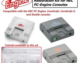 NEC PC-Engine, CoreGrafx, CoreGrafx II Replacement Capacitors Kit