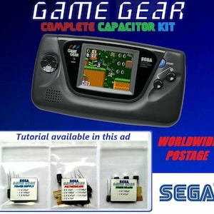 SEGA Game Gear Replacement Capacitors | Complete Cap Kit | Sound & Image Repair