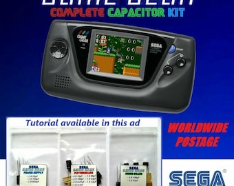 SEGA Game Gear Ersatzkapazitäten | Komplettes Cap-Kit | Ton & Bild Reparatur