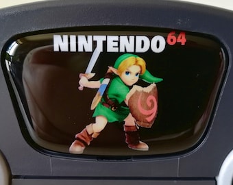 Link-kinderlogo (N64-serie), frontplaat | Voor Nintendo 64-console: