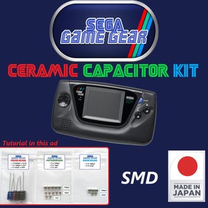 SEGA Game Gear | SMD Ceramic Capacitor Replacement Kit | Sound & Image Repair