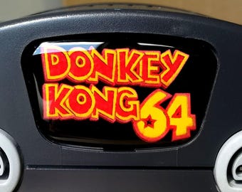 Donkey Kong 64 (Version 2), Logo, Faceplate | For Nintendo 64 Console
