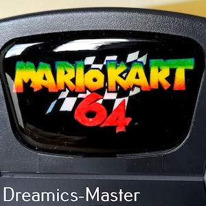 Mario Kart 64 Logo, Faceplate | For Nintendo 64 Console