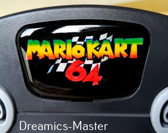 Mario Kart 64 Logo, Faceplate | For Nintendo 64 Console