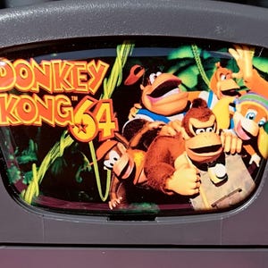 Donkey Kong 64, Logo, Badge, Faceplate | For Nintendo 64 Console