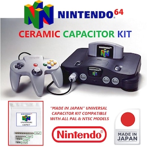 NINTENDO 64 | SMD Ceramic Capacitor Replacement Kit | Universal Capkit