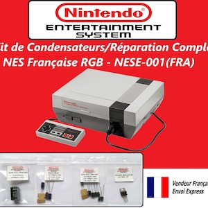 Nintendo NES (RGB) Kondensator Reparaturset - NESE-001 (Fra) | Ton & Bild Reparatur