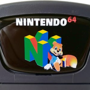 Conker (N64 Series) Logo, Faceplate | For Nintendo 64 Console