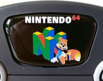 Conker (N64 Series) Logo, Faceplate | For Nintendo 64 Console