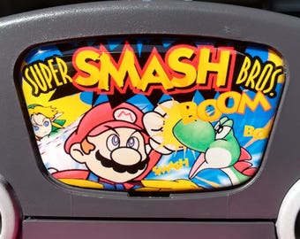 Super Smash Bros, Logo, Faceplate | For Nintendo 64 Console
