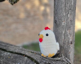 Lot De 6 Porte-Clés Coq Poule Dessin Animé - Pendentifs Mignons Pour Clés, Sac Ou Sapin Noël, Accessoire Fun Et Coloré