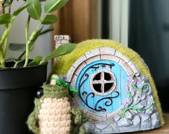 Kleiner Frosch häkeln Schlüsselanhänger Accessoire