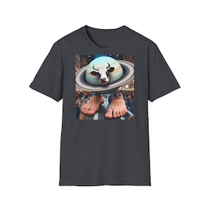 La Vaca Saturno Saturnita, Meme de la Cerebro Italiano, Camiseta Divertida, Unisex, Gráfico de Humor de TikTok, Regalo para Adolescentes