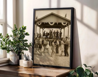 1940s Strandtanz Foto: Vintage Seaside Jazz Party (Digitaler Download)