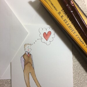 Tarjeta de felicitación de acuarela pintada a mano. Día de San Valentín. Amor. Matrimonio. Compromiso. Aniversario.