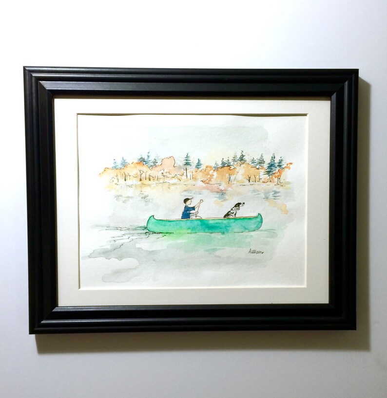 Original watercolor painting 8x10 unframed wall art Etsy