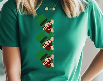 St Patricks day Comfort Color-skjorta, irländska toppar, St Patricks day-topp irländsk skjorta, St. Patrick's Day-t-shirt för män eller kvinnor, unisex-t-shirt