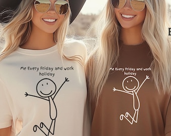 Comfort Colors- Me every Friday and work Holiday Doodle shirt, Doodle Mom Shirt,  Doodle mom,  Doodle shirt Gifts, doodle mom shirt.