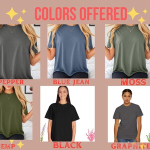 Comfort Colors Summer Vibes Tee: Distressed Floral Retro Shirt image 4