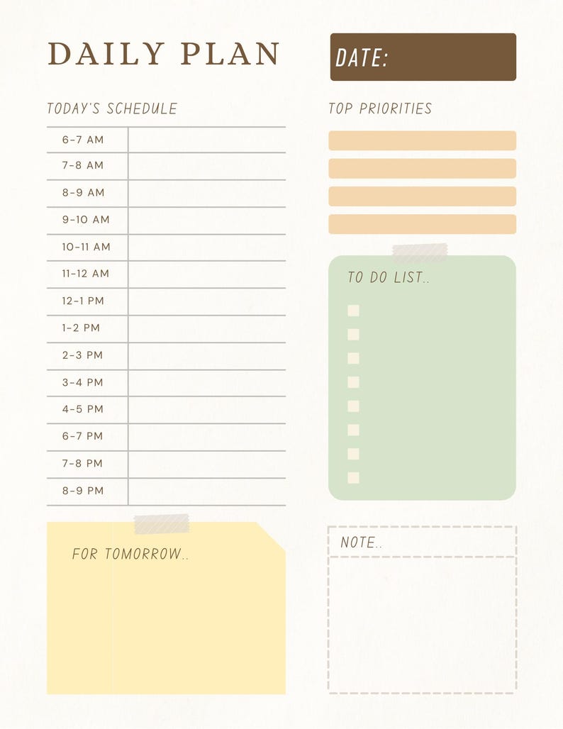 Nursing Planner: Daily, Weekly, Monthly - Etsy