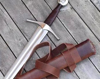 Handmade Sword | Medieval Sword | Sword Viking | Custom Roman Sword with Leather Sheath | Groomsmen Gift | Birthday Gift | Viking Gifts