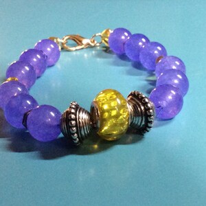 Periwinkle purple bracelet