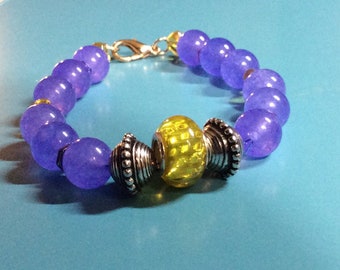 Pulsera violeta bígaro