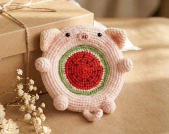 Handmade Crochet Animal Coasters