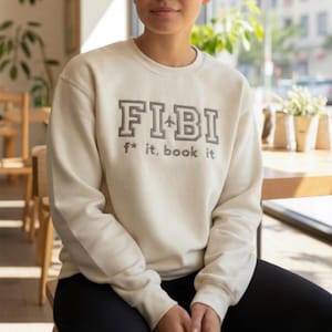 Custom Embroidered Travel Crewneck Sweatshirt Travel lover Sweater Gift idea for Friend Embroidery Comfy Sweater Travel & Vacation Essential