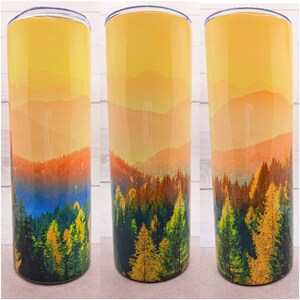 Sunset Over the Mountains 20oz Tumbler