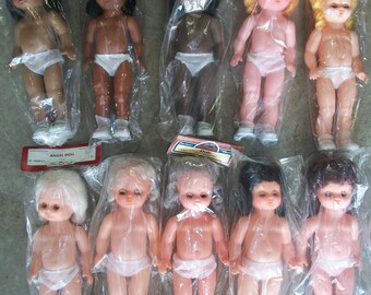 13 inch plastic craft dolls