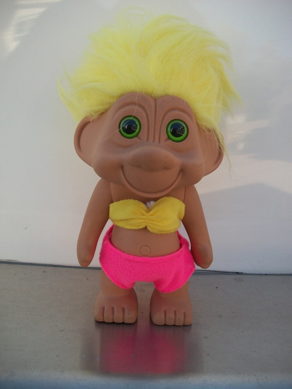 blond troll doll