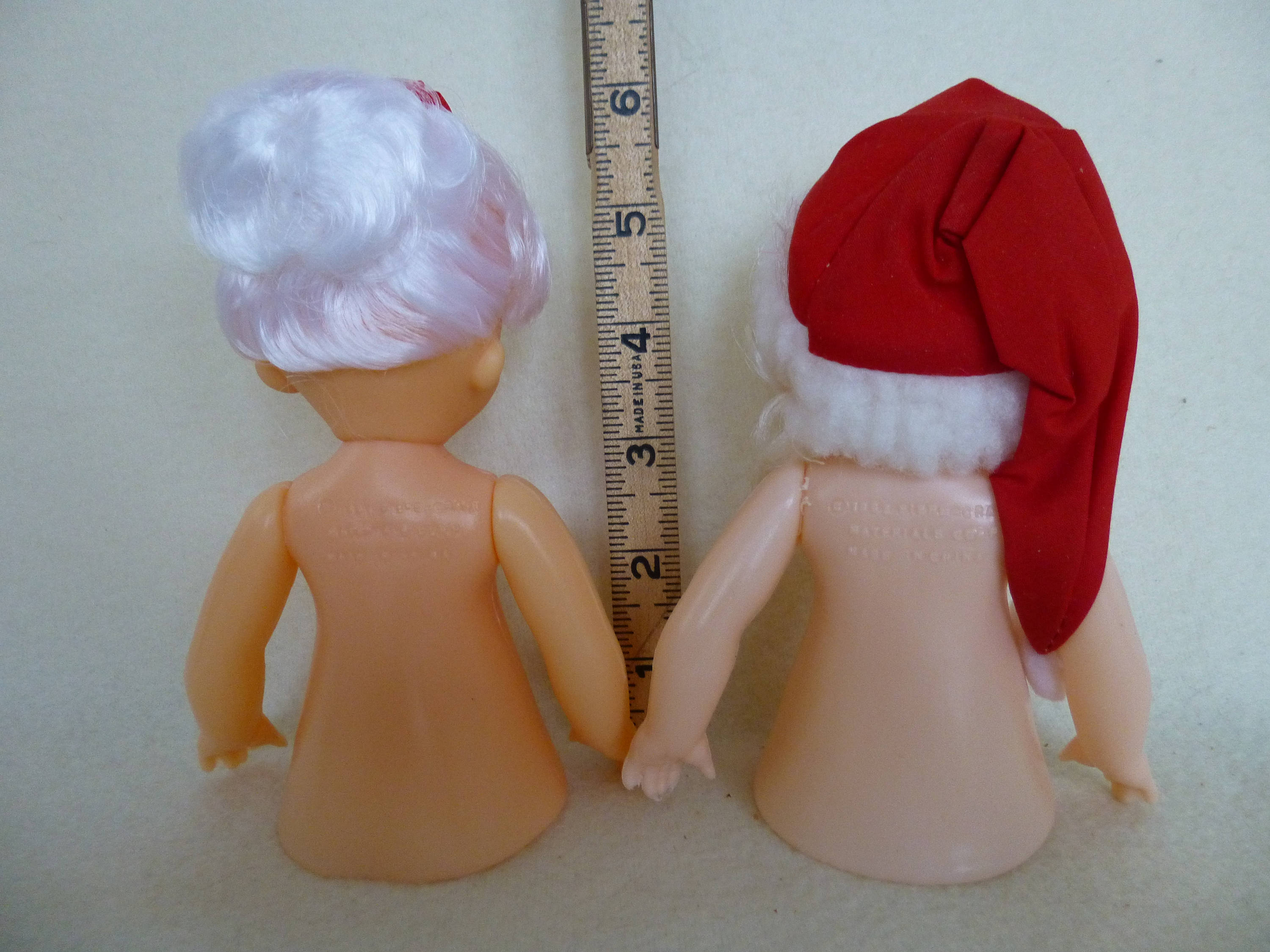 ファイバークラフトペア：サンタクロース夫妻の芳香剤人形 3426 3427