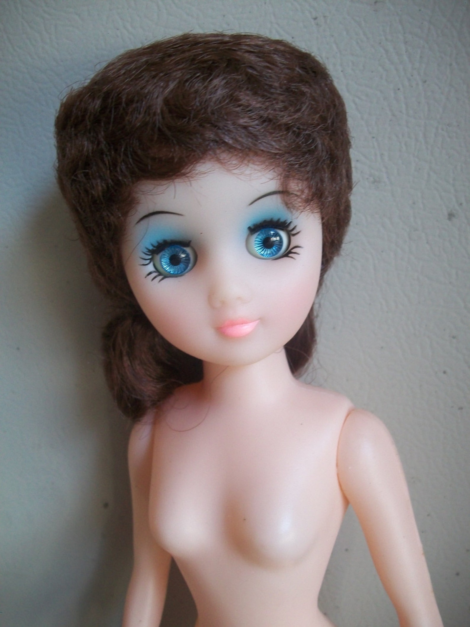 Plastic 15Inch Fashion/Craft Doll With Long Dark Hair Etsy