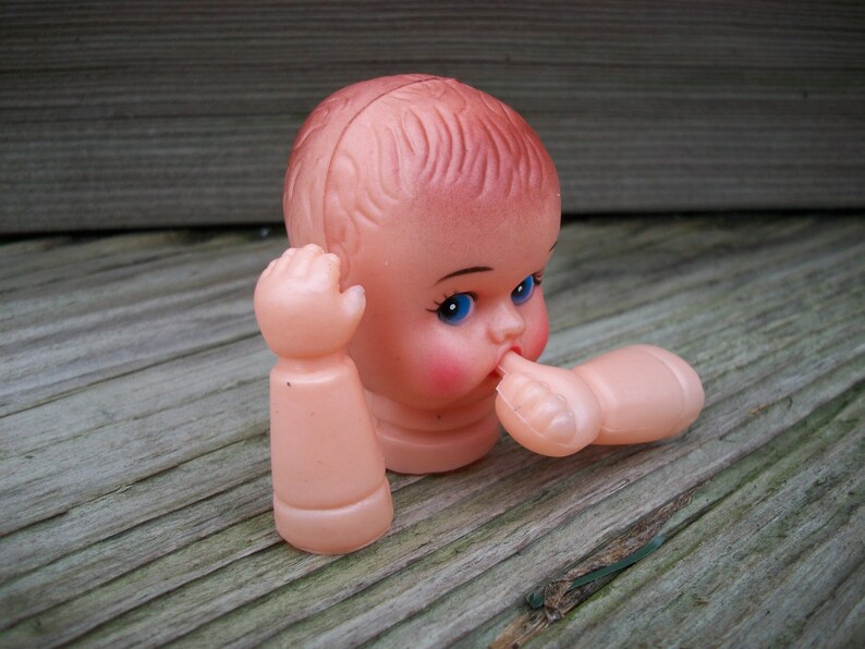 Small Vintage bubble Blower Plastic Vinyl Baby Etsy