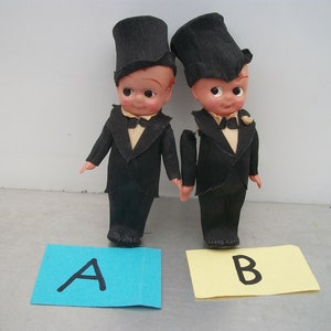 Antique Celluloid Groom Doll