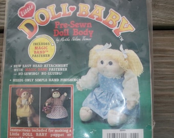 Vintage Original Doll Baby Pre-Sewn Cloth Body Fibre Craft SEALED 