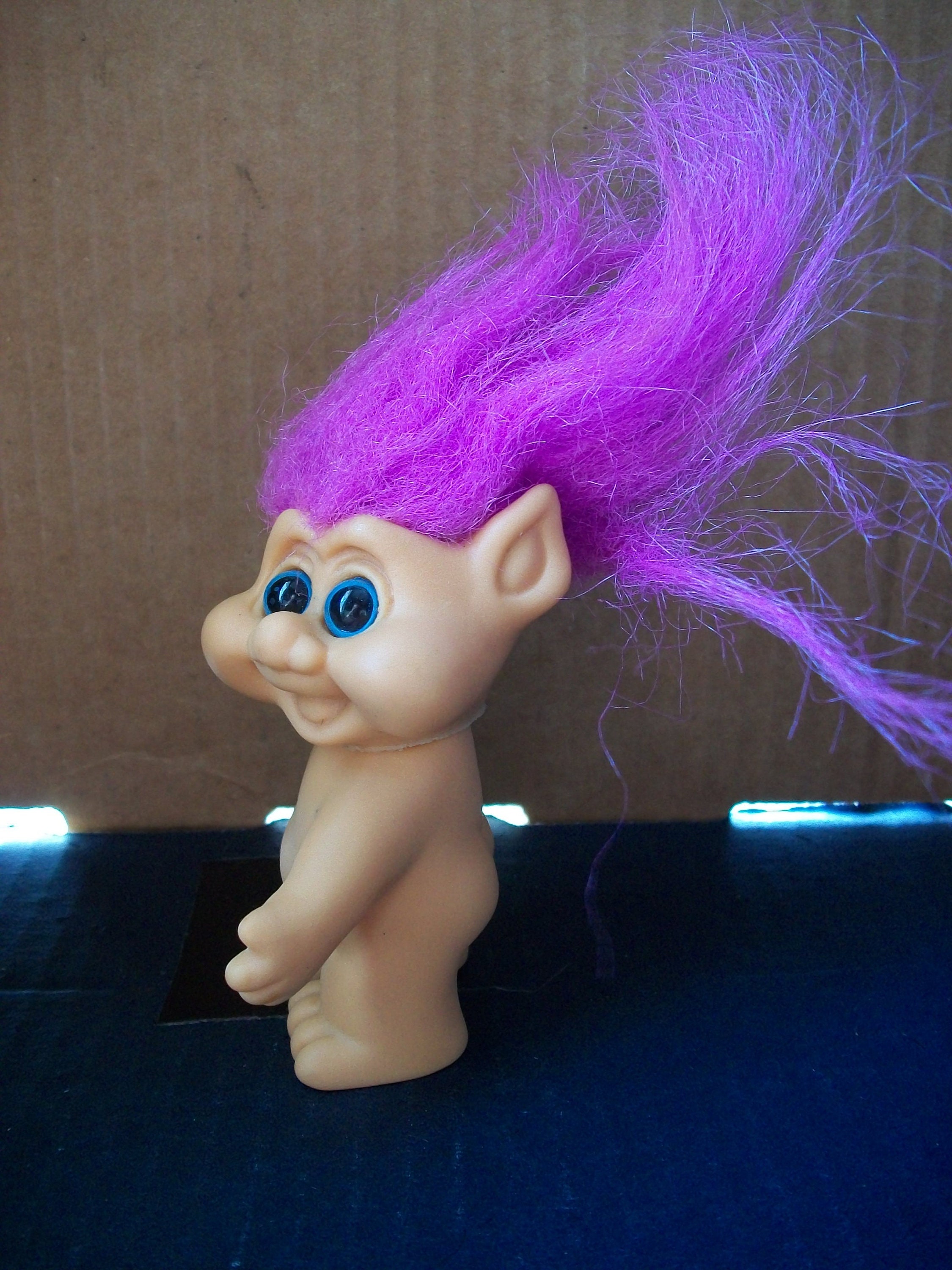 Standing 3inch Purple Hair Troll by ITB Circa 1992 Etsy UK