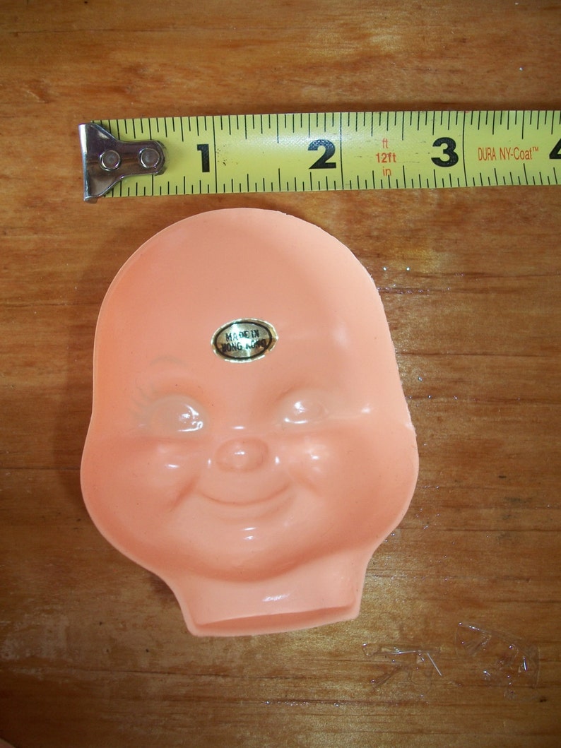 Vintage 3 Inch Plastic Doll Face Mask **
