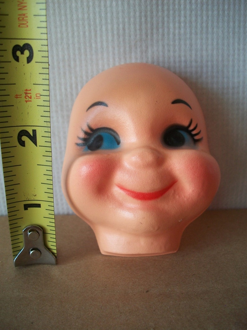 Vintage 3 Inch Plastic Doll Face Mask **