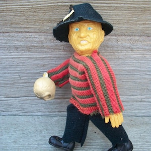 Vintage 5.25 Inch 1988 Freddy Krueger Horror Doll