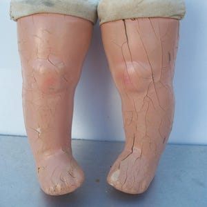 Antique 6-Inch Composite Doll Legs  *