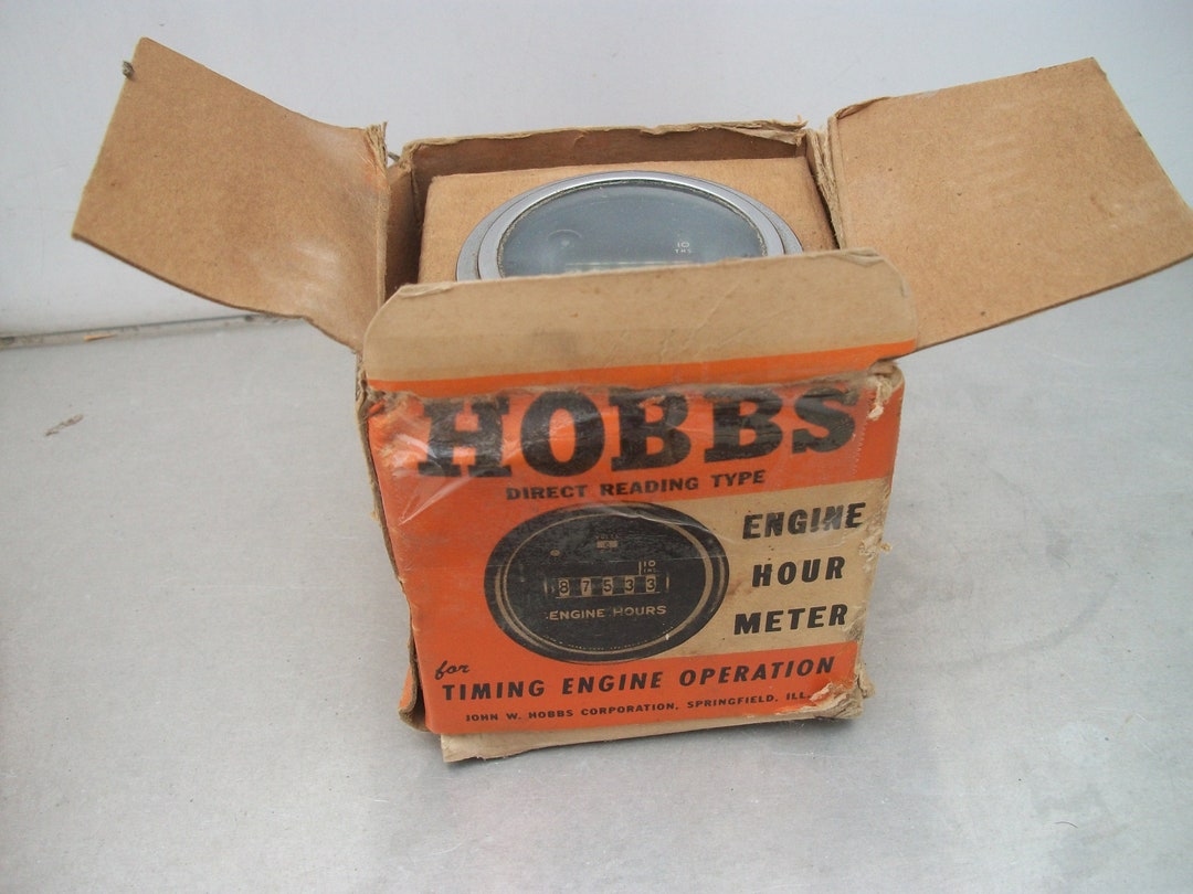Vintage Hobbs Engine Hour Meter Etsy