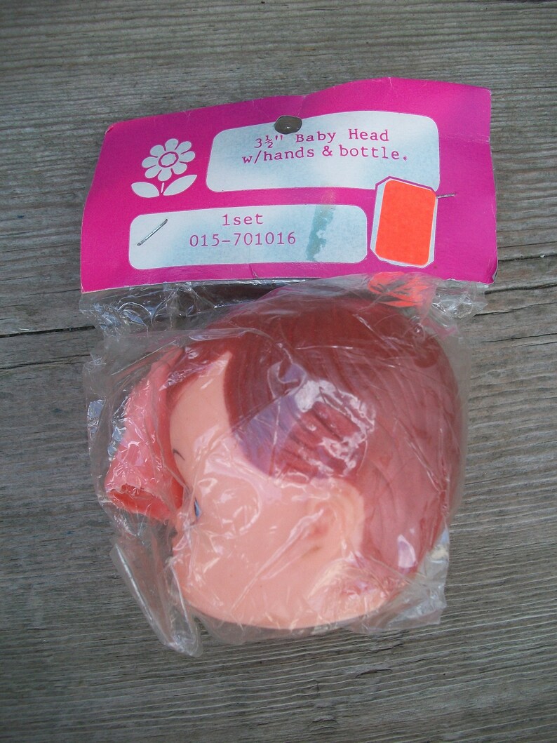 Vintage Franks Nursery & Crafts Plastic Baby Doll Head with | Etsy