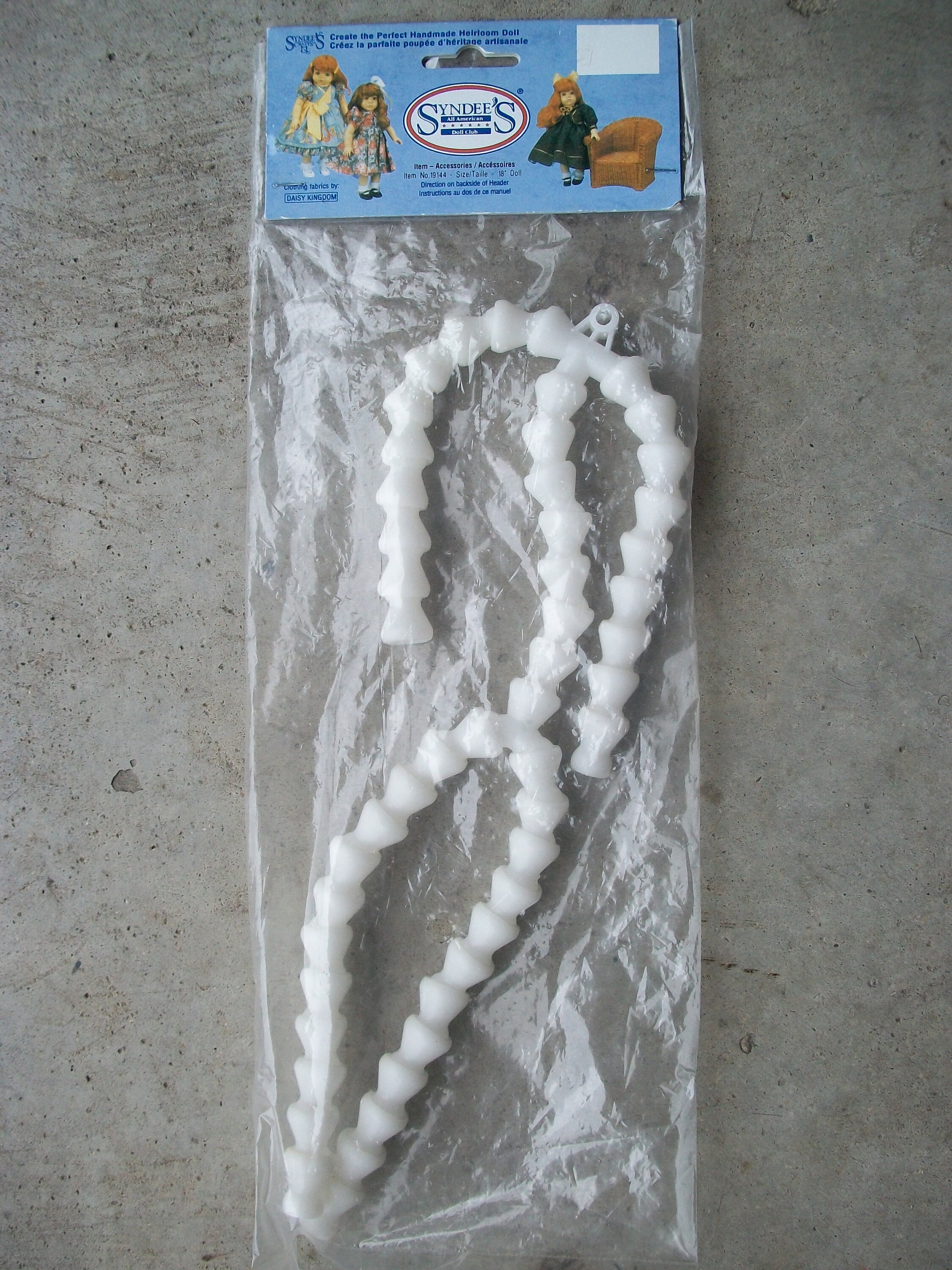Plastic Doll Armature 50 Foot Coil, 50' x 1/8'' Diameter, White, Craft