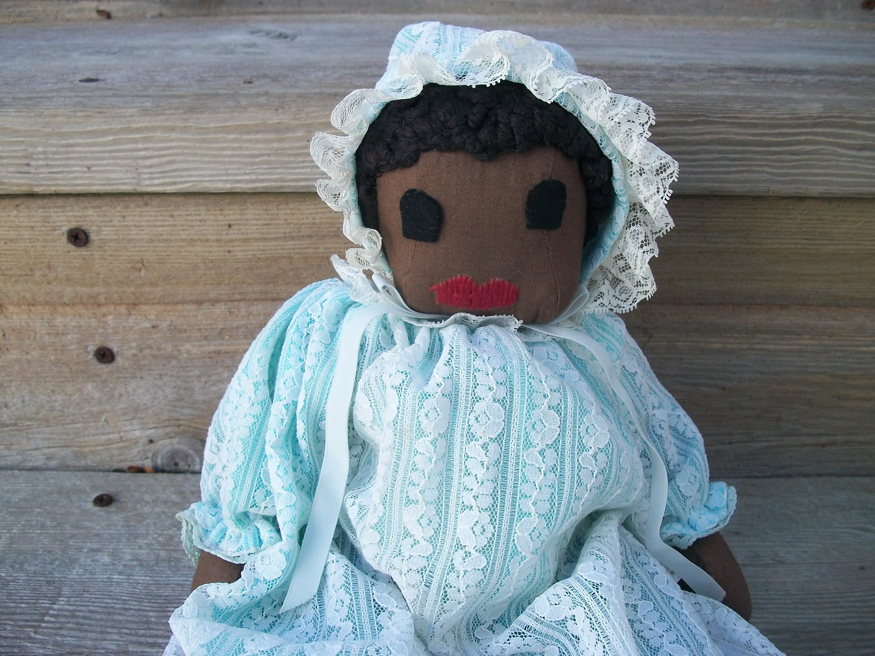 OOAK Handmade Cloth Ethnic Baby Doll in Gown * - Etsy Ooak Cloth Baby Doll main image 0