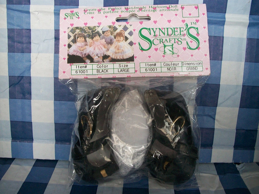 Baby Doll Shoes and Sock Set by Syndee's Crafts large Etsy