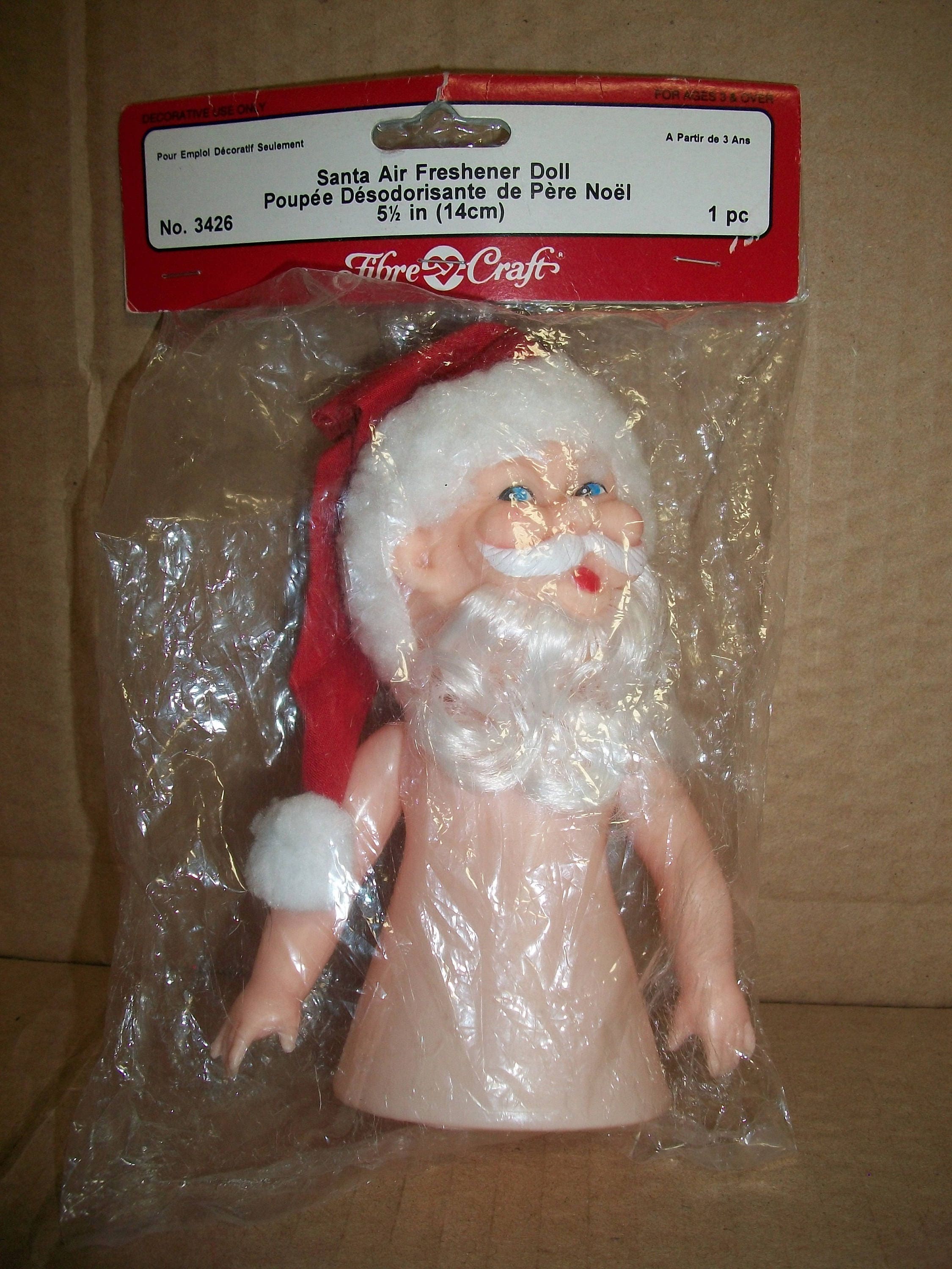 ファイバークラフトペア：サンタクロース夫妻の芳香剤人形 3426 3427