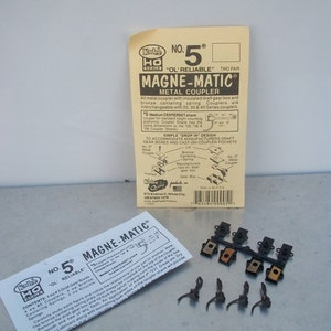 Kadee HO Scale Magne-Matic Couplers No.5  Two Pair Pack