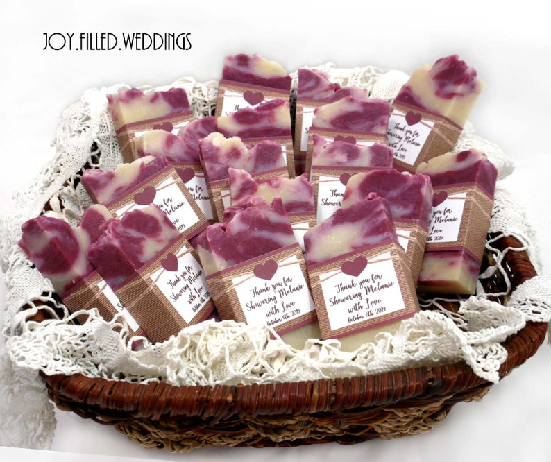 Wine Soap Favors, Soap Favors for Weddings, Bridal Shower Soap Favors, Handmade Soap Favors, Baby Shower Favor, Burlap Soap Favors image 1